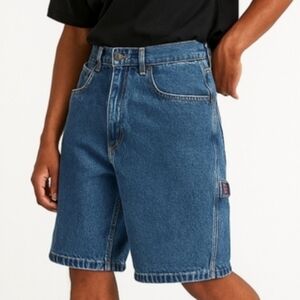 Vintage Wu-Wear Denim Carpenter Shorts Blue Wu-Tang Clan 90s Streetwear Sz 31